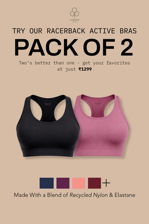 Racerback Active Bra - Pack of 2