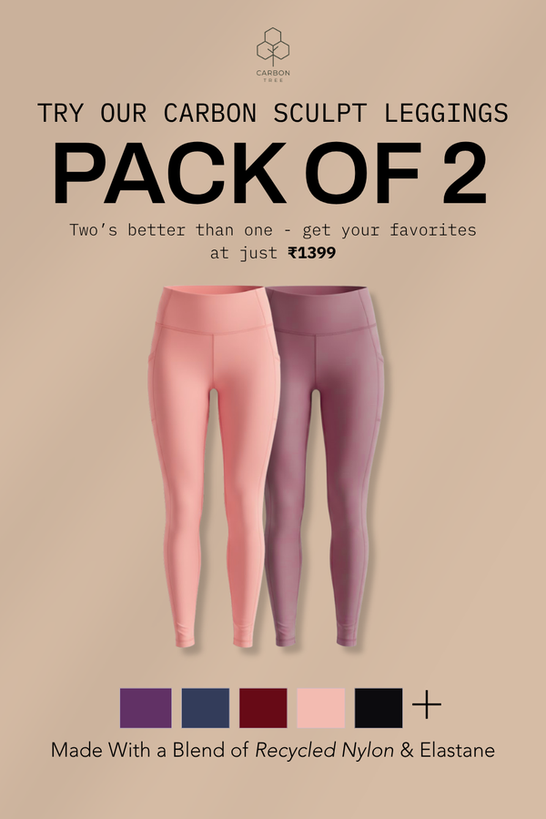 Carbon Sculpt Leggings - Pack of 2