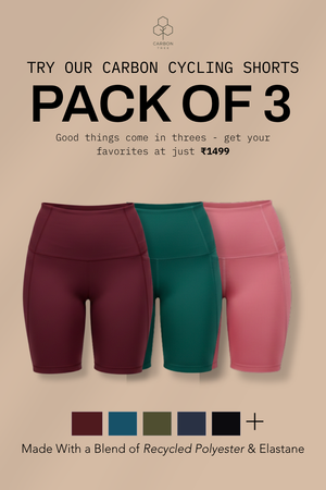 Carbon Cycling Shorts - Pack of 3