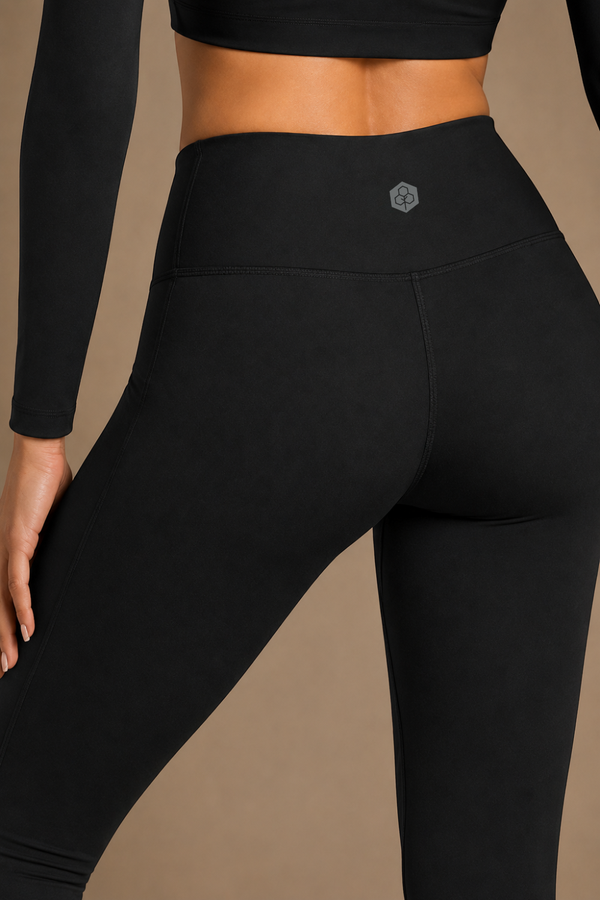 Carbon Sculpt Legging (2 Pockets) (Carbon Black)