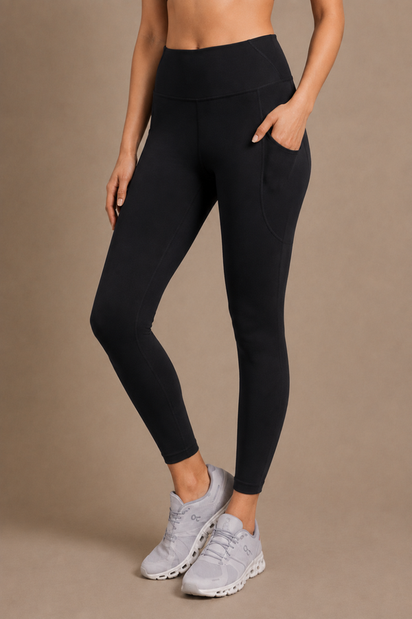 Carbon Sculpt Legging (2 Pockets) (Carbon Black)
