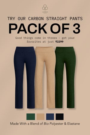 Carbon Straight Pants - Pack of 3