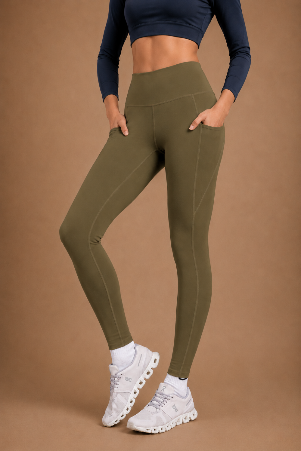 Carbon Utility Legging (2 Pockets) (Sage Green)